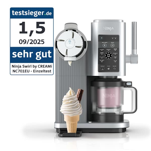 Creamija® Scoop & Swirl 13-in-1 Softeis & Eismaschine NC701EU